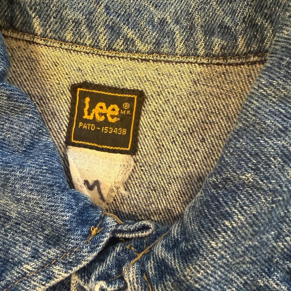 Vintage Lee Denim Jacket Mens Medium Blue Riders Trucker Workwear MiUSA USA 101J - Picture 4 of 15